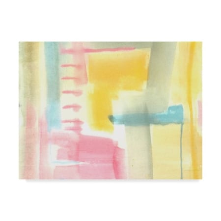 Jennifer Goldberger 'Pastel Luxe I' Canvas Art,14x19